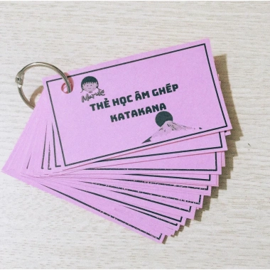 Bộ Thẻ Học Bảng Hiragana và Katakana - Chữ Cái Tiếng Nhật cho Người Mới Bắt Đầu, Giá 79,900 VND 6