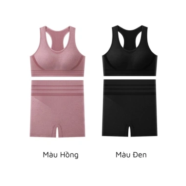 Bộ thể thao nữ đa năng tập gym, yoga, earobic - Legging nâng mông, mút ngực, giá chỉ 82.000đ 6