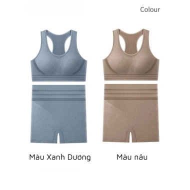 Bộ thể thao nữ đa năng tập gym, yoga, earobic - Legging nâng mông, mút ngực, giá chỉ 82.000đ 7
