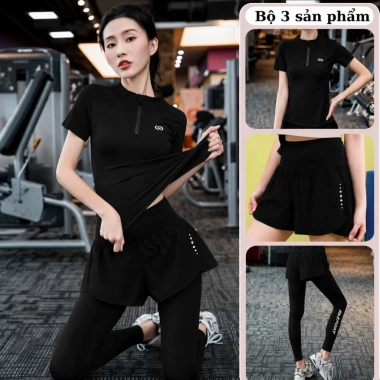 Bộ thể thao nữ YUNA 25 - Gym Yoga Aerobic, áo lưng lưới thoáng khí, chỉ 149.000₫ 9