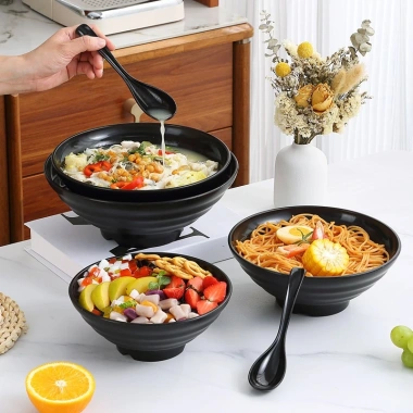 Bộ Tô Bát To Ăn Bún Phở Mì Lúa Mạch Màu Sắc - Dụng Cụ Ăn Dặm An Toàn HomeP 15.600₫ 3