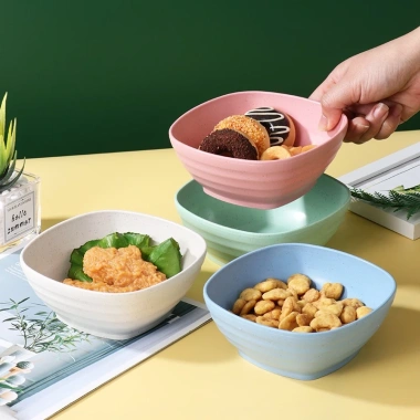 Bộ Tô Bát To Ăn Bún Phở Mì Lúa Mạch Màu Sắc - Dụng Cụ Ăn Dặm An Toàn HomeP 15.600₫ 8