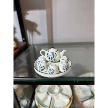 Bộ trà cúng, bát sâm & chung nước cúng Ban Thần Tài - Nổi gốm sứ BT, giảm còn 90.000đ 3