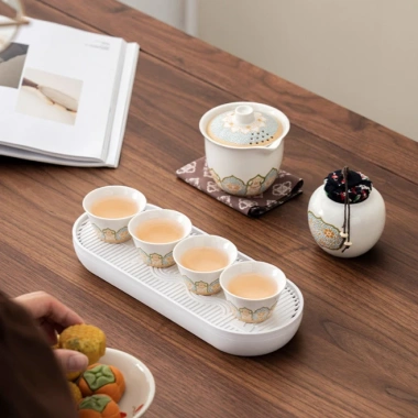 Bộ Trà Du Lịch 1 Nồi 3 Cốc - Bát Cốc Nhanh, Di Động, Ngoại Trời, 108.000₫