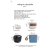 Bộ trà du lịch gốm Một nồi Hai cốc - Di động, dùng ngoài trời, chỉ 157.500₫ 2