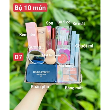 Bộ Trang Điểm 21 Món Đầy Đủ, Giá Ưu Đãi 60k - Makeup Cá Nhân & Tiệc 6