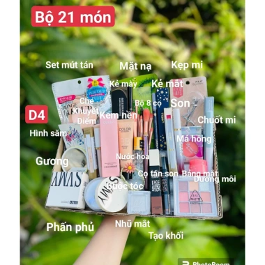 Bộ Trang Điểm 21 Món Đầy Đủ, Giá Ưu Đãi 60k - Makeup Cá Nhân & Tiệc 8