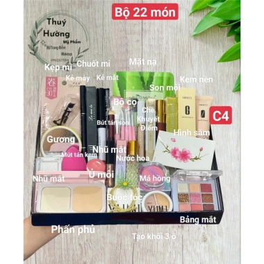 Bộ Trang Điểm 22 Món Được Kiểm Hàng – Makeup Đầy Đủ, Giá Ưu Đãi 70.000₫