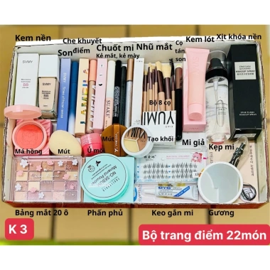 Bộ Trang Điểm 27 Món Xixi - Set Makeup Cơ Bản Đi Tiệc, Giá Ưu Đãi 76.894₫