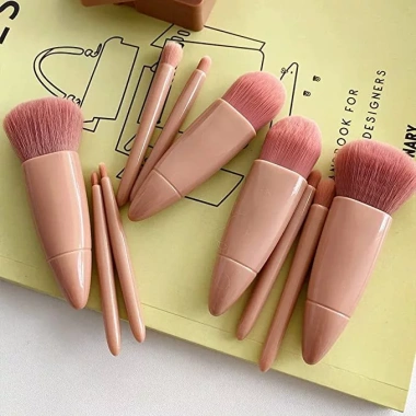 Bộ Trang Điểm 5 Cọ + Gương Mini JULEPBEAUTY Phấn phủ, kem nền, mắt - Giá 37.800đ 7