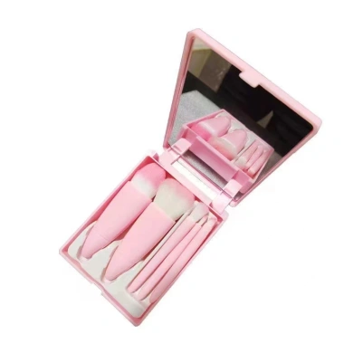Bộ Trang Điểm 5 Cọ + Gương Mini JULEPBEAUTY Phấn phủ, kem nền, mắt - Giá 37.800đ 9