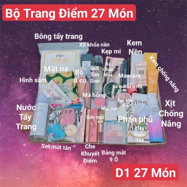Bộ Trang Điểm Đầy Đủ 7 Mảnh Giá Ưu Đãi 250k: Makeup Tiệc và Cá Nhân Ảnh Thật 3
