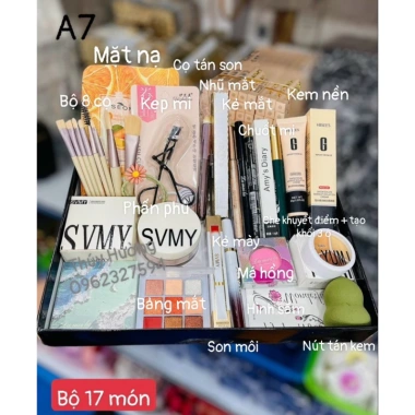 Bộ Trang Điểm Đầy Đủ 7 Mảnh Giá Ưu Đãi 250k: Makeup Tiệc và Cá Nhân Ảnh Thật 7