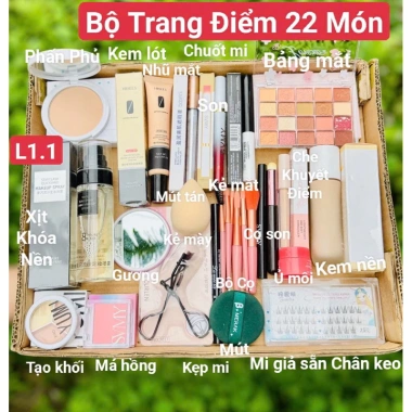 Bộ Trang Điểm Đầy Đủ Kiểm Hàng: Makeup Đi Tiệc & Cơ Bản, Giá 99.000 VND 2