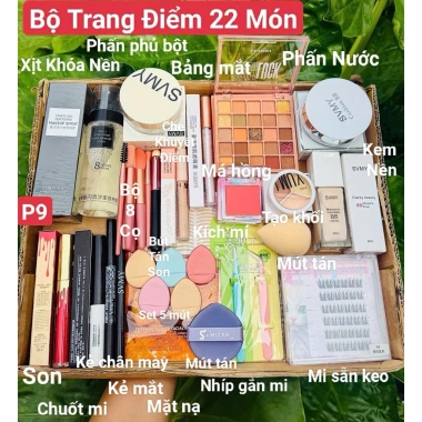 Bộ Trang Điểm Đầy Đủ Kiểm Hàng: Makeup Đi Tiệc & Cơ Bản, Giá 99.000 VND 10
