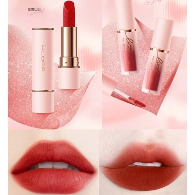 Bộ Trang Điểm HLOFF 7 món hộp hồng - Hàng hãng, kèm túi đựng đẹp, quà tặng nữ, tặng người yêu - Giá chỉ 330.000 VNĐ