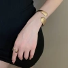 Bộ trang sức nữ cao cấp: vòng tay & nhẫn kim loại thiết kế độc đáo, thời thượng - Giá ưu đãi 49.680₫ 8