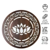 Bộ trang trí ban thờ, phòng thờ gỗ MDF Thái Lan chống ẩm màu nâu óc chó 41cm 80.000đ 6