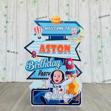 Bộ Trang Trí Sinh Nhật Bé Trai Wellcome Giá Ưu Đãi 69.000 VND Thiết Kế Ngộ Nhãn 4