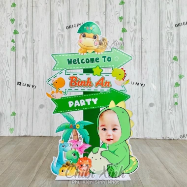 Bộ Trang Trí Sinh Nhật Bé Trai Wellcome Giá Ưu Đãi 69.000 VND Thiết Kế Ngộ Nhãn 9
