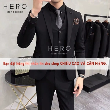 Bộ Vest Nam Mặc Cưới Fom Ôm Đẹp - Suit Hàn Quốc Chất Vải Sịn Giá 718.000 VND 3