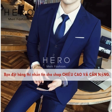 Bộ Vest Nam Mặc Cưới Fom Ôm Đẹp - Suit Hàn Quốc Chất Vải Sịn Giá 718.000 VND 7