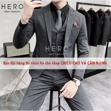 Bộ Vest Nam Mặc Cưới Fom Ôm Đẹp - Suit Hàn Quốc Chất Vải Sịn Giá 718.000 VND 10