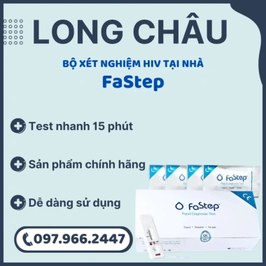 Bộ Xét Nghiệm Nhanh HIV Fastep Tại Nhà An Toàn Bảo Mật Thông Tin Ưu Đãi 59.000 VND Bộ Xét Nghiệm Nhanh HIV Fastep Tại Nhà An Toàn Bảo Mật Thông Tin Ưu Đãi 59.000 VND