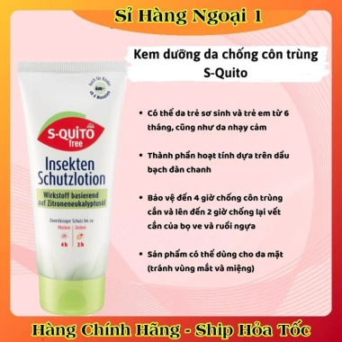 Bộ Xịt Chống Muỗi, Kem, Thanh Lăn, Gel Squito Free cho Bé Sơ Sinh - Đức, Giá chỉ 185.000₫