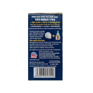 Bộ xông muỗi ARS Nomat P60 Nhật Bản kèm dung dịch, dùng 2 tháng, chỉ 24.496₫ 4 Bộ xông muỗi ARS Nomat P60 Nhật Bản kèm dung dịch, dùng 2 tháng, chỉ 24.496₫ 4