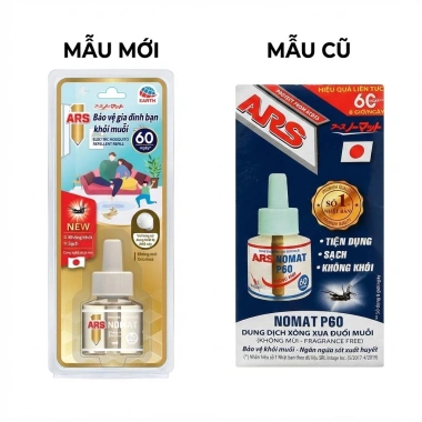 Bộ xông muỗi ARS Nomat P60 Nhật Bản kèm dung dịch, dùng 2 tháng, chỉ 24.496₫