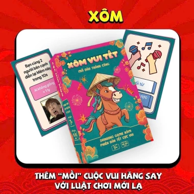 Boardgame Gióng Tết Cam Vip - Chơi Tết 2.026 Cùng Bạn & Gia Đình, Giá 260.000₫