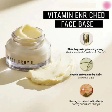 Bobbi Brown Kem Lót Dưỡng Ẩm Vitamin Enriched Face Base - Dưỡng ẩm sâu, Da mịn màng, Giá 270.000 VND