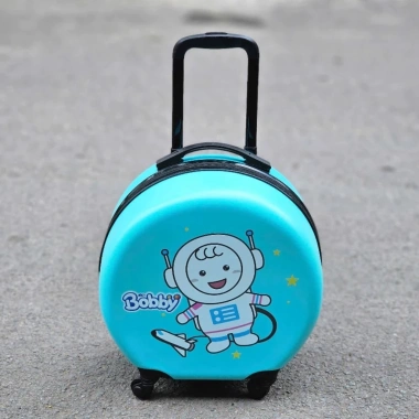 Bobby Unicharm Vali kéo nhựa ABS hình tròn 35x23x42 cm – Kéo du lịch nhẹ, an toàn cho bé, giảm còn 299.000₫