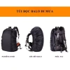 Bọc balo đi mưa 45-55L, logo SWAT, trơn phản quang siêu xịn - Giá ưu đãi 42.750₫ 4
