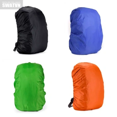 Bọc balo đi mưa 45-55L, logo SWAT, trơn phản quang siêu xịn - Giá ưu đãi 42.750₫