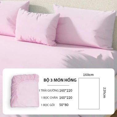 Bọc chăn ga gối và trải giường bo chun cho khách sạn, homestay - Giảm còn 75.000đ 9