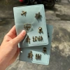 Bọc hộ chiếu xanh lam nhạt khắc tên, charm retro ghép thành tên độc đáo - 109.000₫ 9