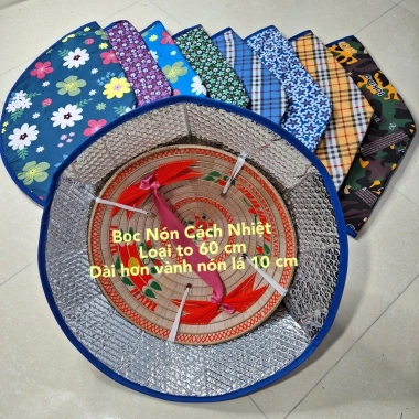 Bọc nón cách nhiệt che nắng làm mát toàn thân màu trắng, phù hợp cho chị em đi làm ngoài trời - 75.000đ