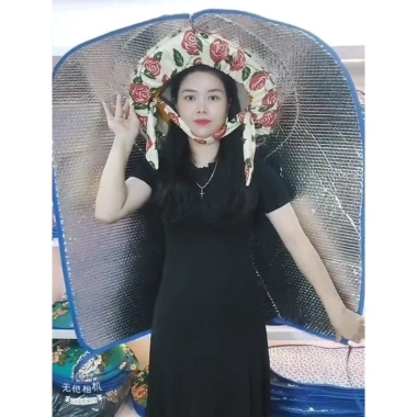Bọc nón cách nhiệt che nắng làm mát toàn thân màu trắng, phù hợp cho chị em đi làm ngoài trời - 75.000đ