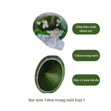 Bọc nón lá chịu nước, bảo vệ nón lá không ướt, kéo dài tuổi thọ - Chỉ 12.000₫