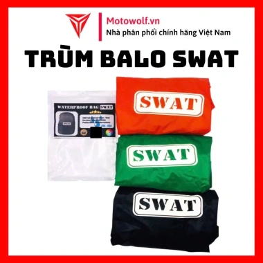 Bọc Trùm Balo 35-50L SWAT Chống Nước, Phản Quang Siêu Xịn - Motowolf Chính Hãng, Giá 52.250₫