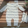 Body liền thân T12 Thu Đông màu kem cho bé gái sơ sinh 3-11kg Lovebaby giảm giá 165.360₫ 5