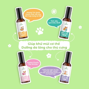 Bodymist JULYHOUSE xịt thơm khử mùi chó mèo 20ml/100ml - Hương lâu, 35.000₫ 6