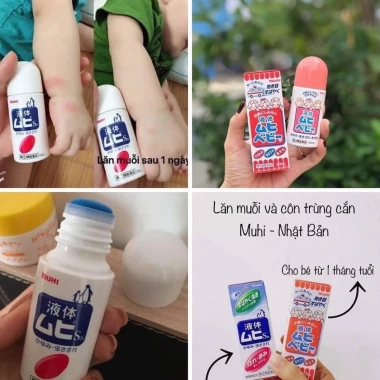 Bôi muỗi dạng lăn Muhi Nhật Bản - Ngừa muỗi đốt, côn trùng cắn 50ml - 116k
