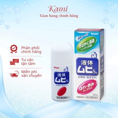 Bôi Muỗi Lăn Muhi Liquid 50ml - Giảm Ngứa Dịu Da, An Toàn Cho Trẻ và Người Lớn, Giá 114k