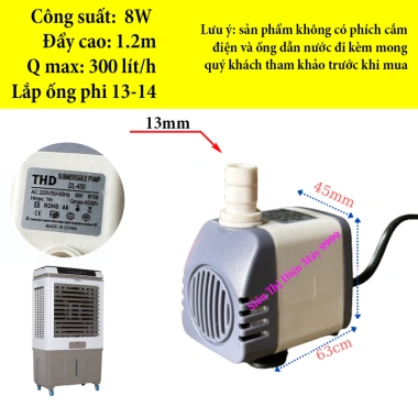Bơm chìm mini 4-30W 220V đa năng cho bể cá, non bộ, quạt điều hoà hơi nước - Giá chỉ 31.000₫ 3