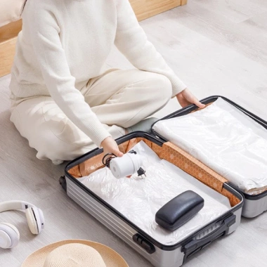 Bơm điện túi hút chân không quần áo - Siêu mạnh, nhỏ gọn, dễ dùng, 75.000 VND 9