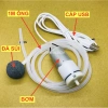 Bơm oxy mini chạy pin 3V-6V kèm ống đá sủi 1m, cáp USB, dùng sạc dự phòng – LK594 2