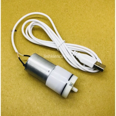 Bơm oxy mini chạy pin 3V-6V kèm ống đá sủi 1m, cáp USB, dùng sạc dự phòng – LK594 3